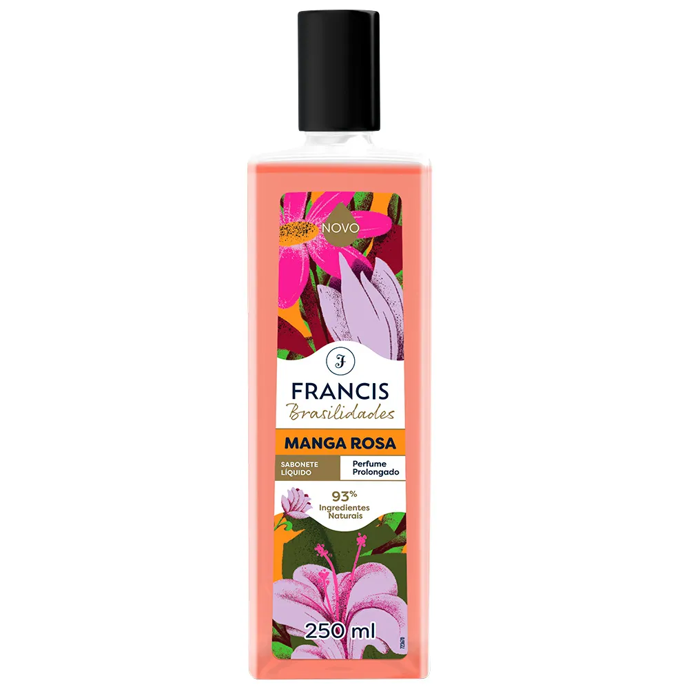 SABONETE LIQUIDO FRANCIS BRASILIDADES 250ML MANGA ROSA