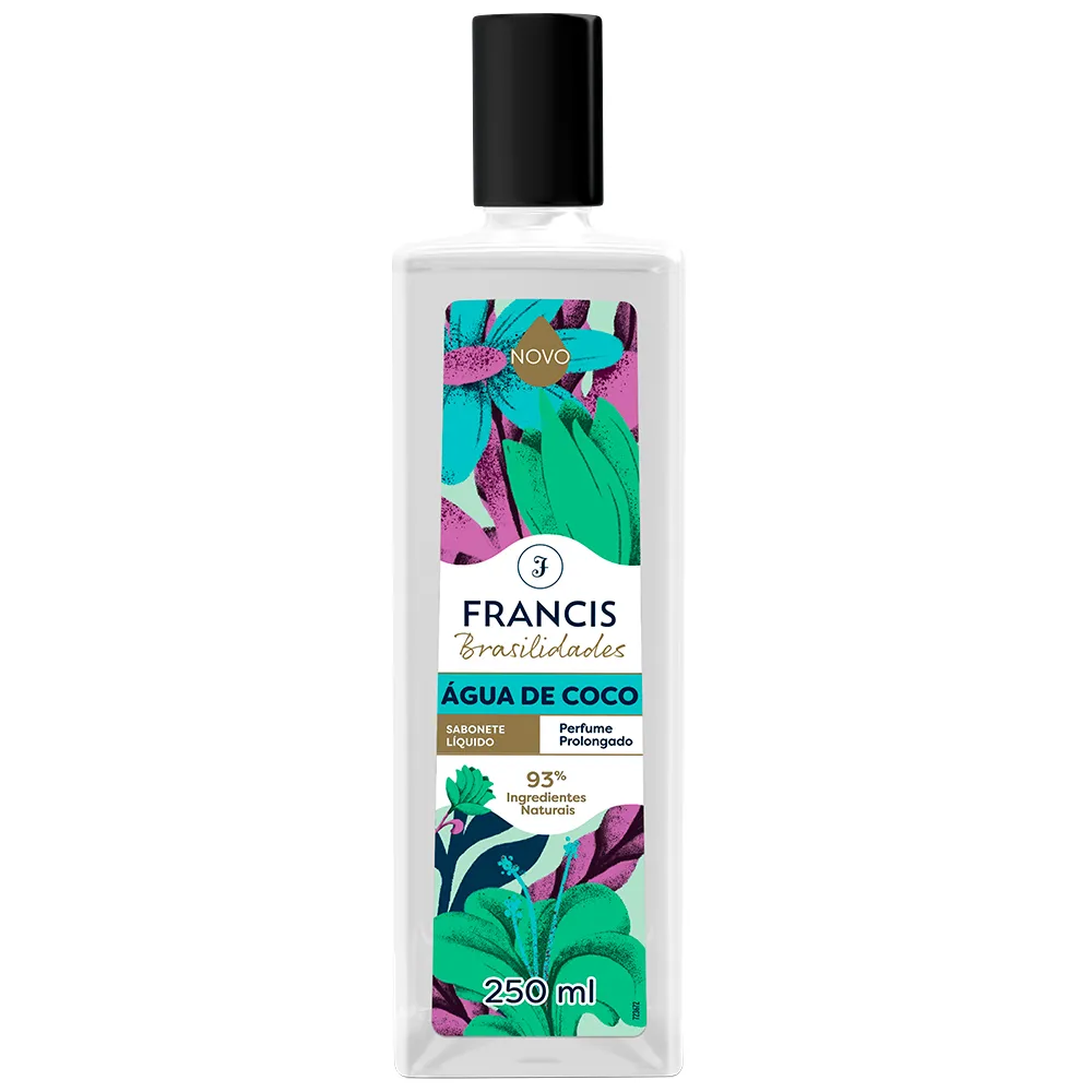 SABONETE LIQUIDO FRANCIS BRASILIDADES 250ML AGUA DE COCO