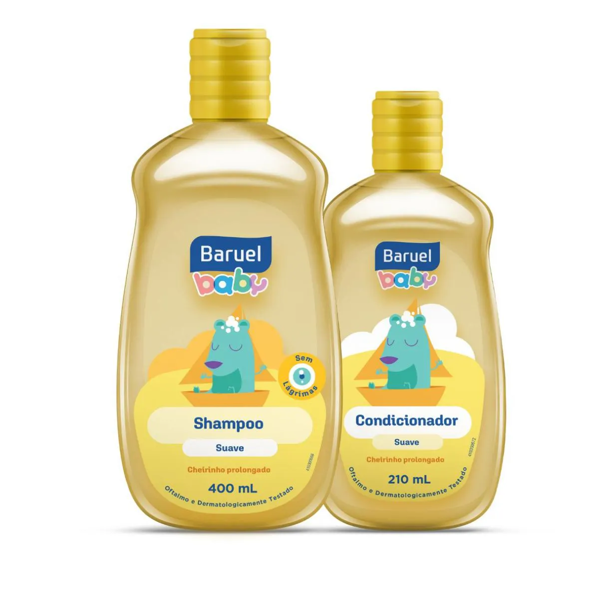 SHAMPOO BARUEL BABY 400ML + CONDICIONADOR 210ML S SUAVE