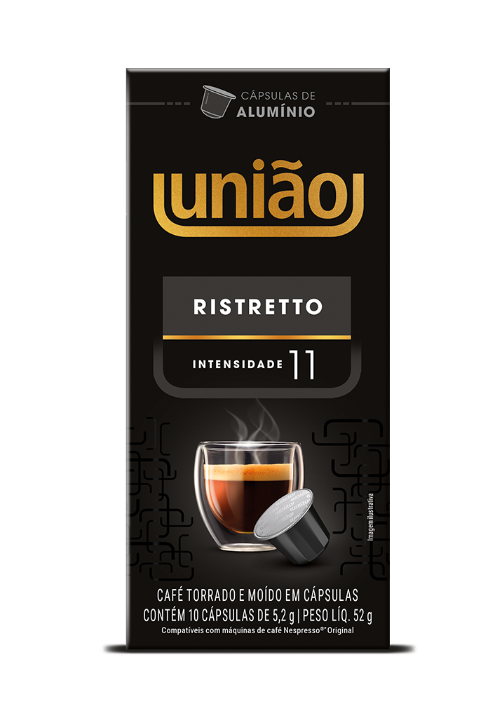 CAFE EM CAPSULA UNIAO COM 10UN RISTRETTO
