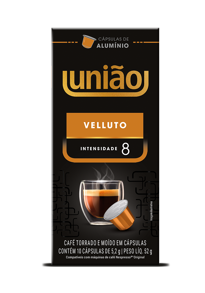 CAFE EM CAPSULA UNIAO COM 10UN VELLUTO