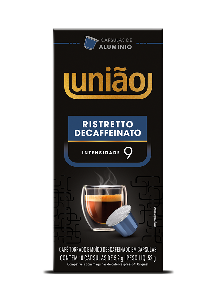 CAFE EM CAPSULA UNIAO COM 10UN DESCAFFEINATO