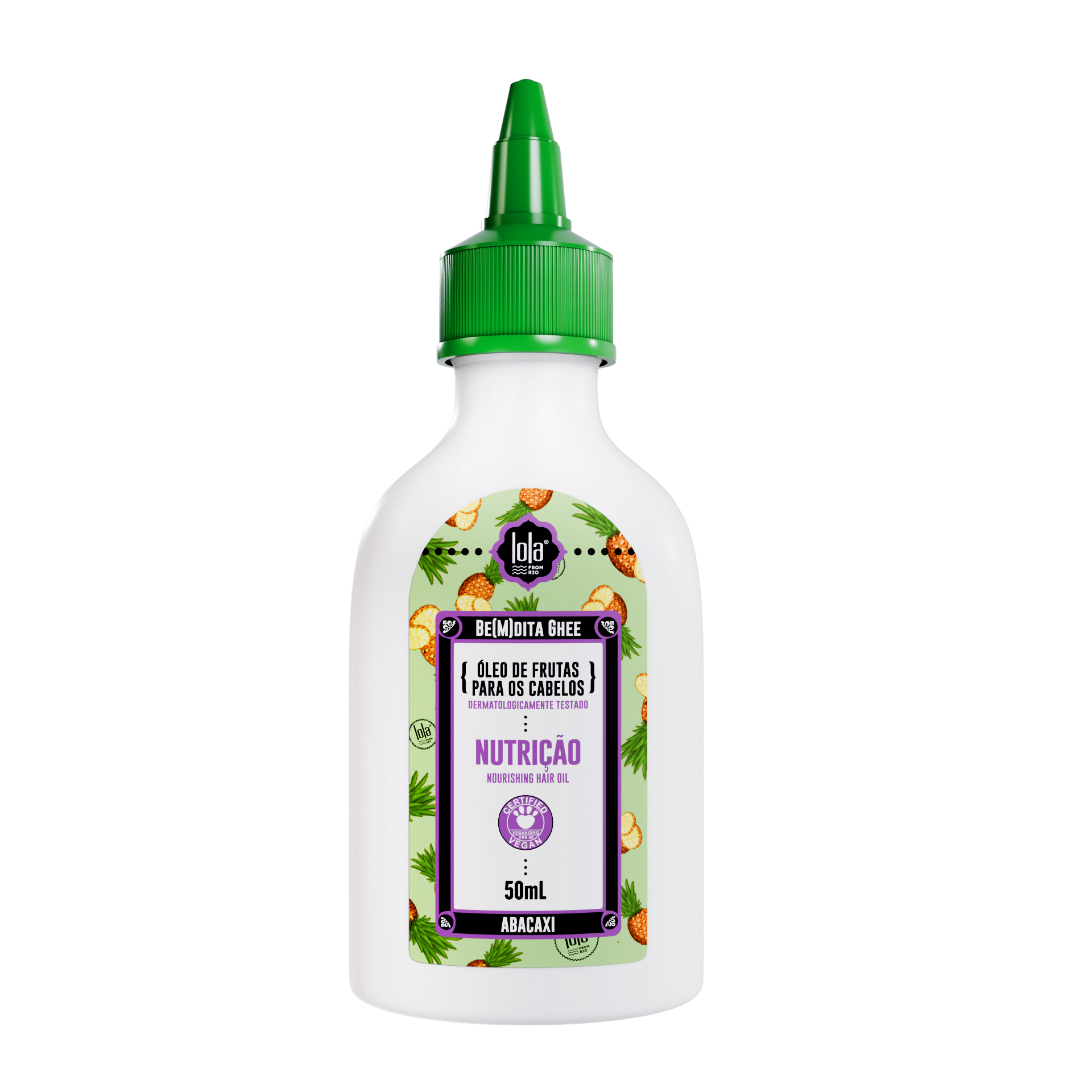 OLEO CAPILAR LOLA BEMDITA GHEE 50ML ABACAXI