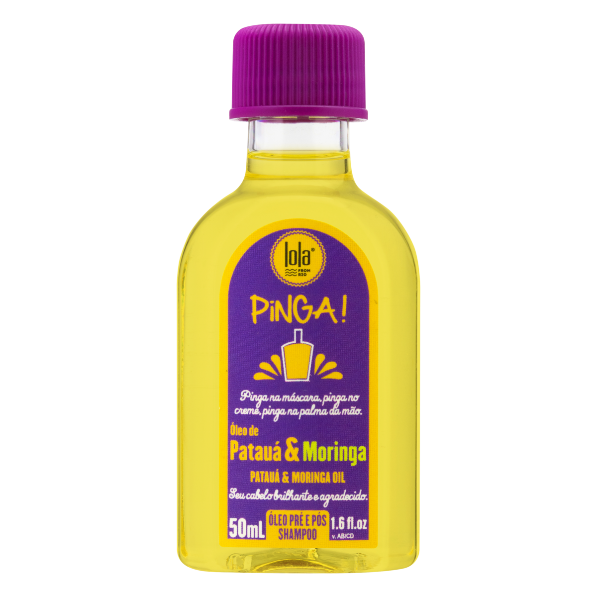 OLEO CAPILAR LOLA PINGA 50ML PATAUA E MORINGA