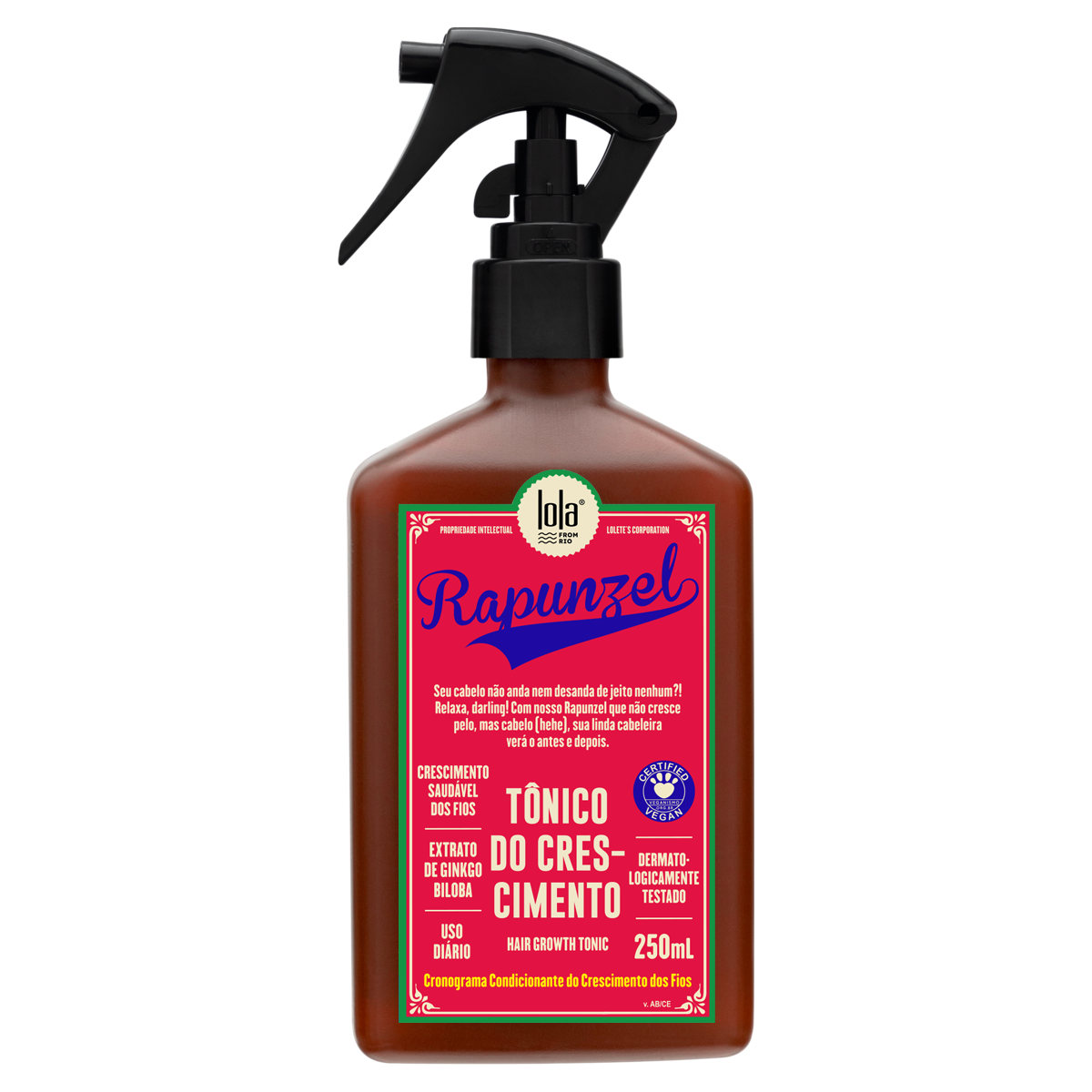 TONICO CRESCIMENTO LOLA RAPUNZEL 250ML