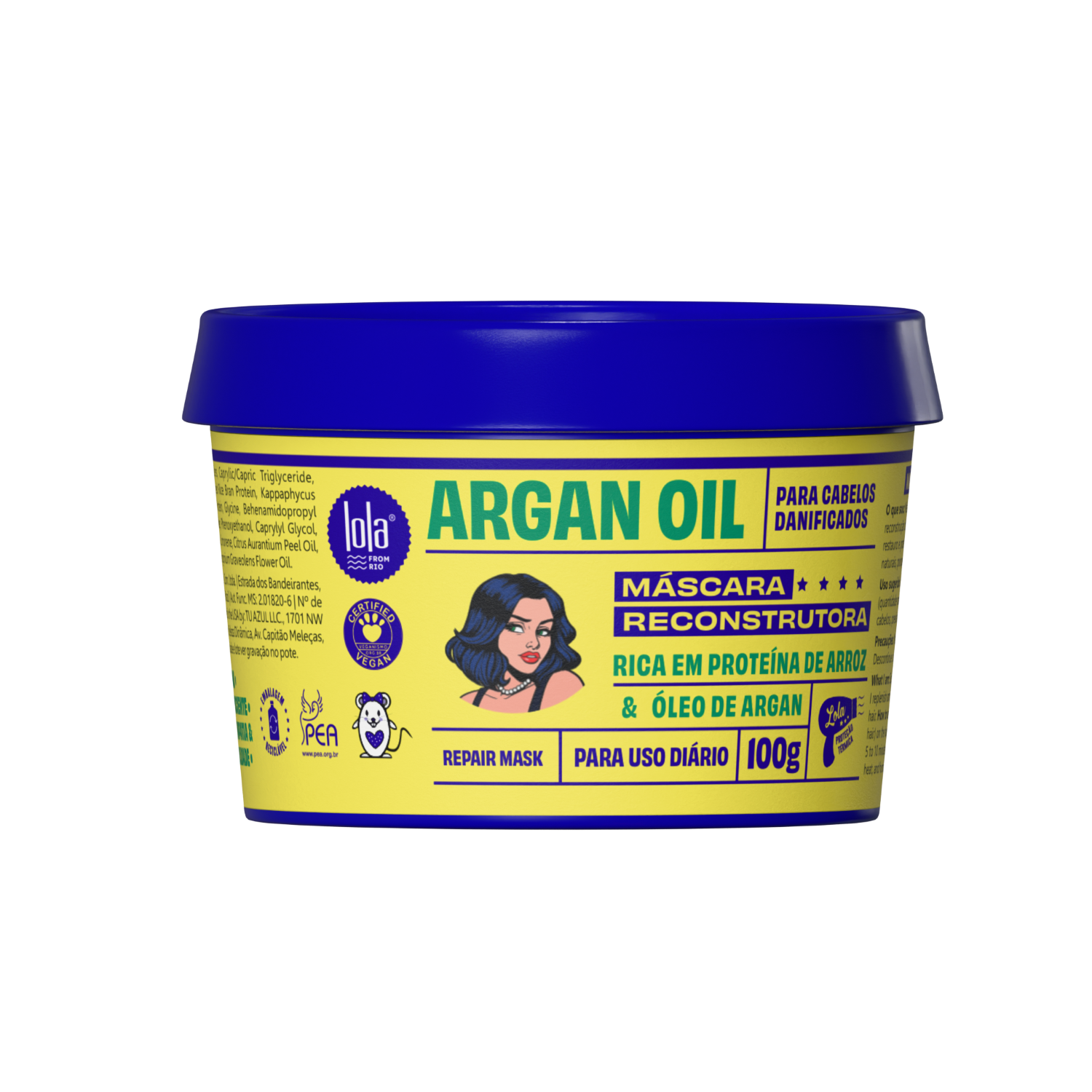 MASCARA LOLA ARGAN OIL 100G
