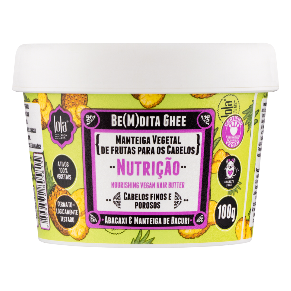 MASCARA LOLA BEMDITA GHEE 100G ABACAXI