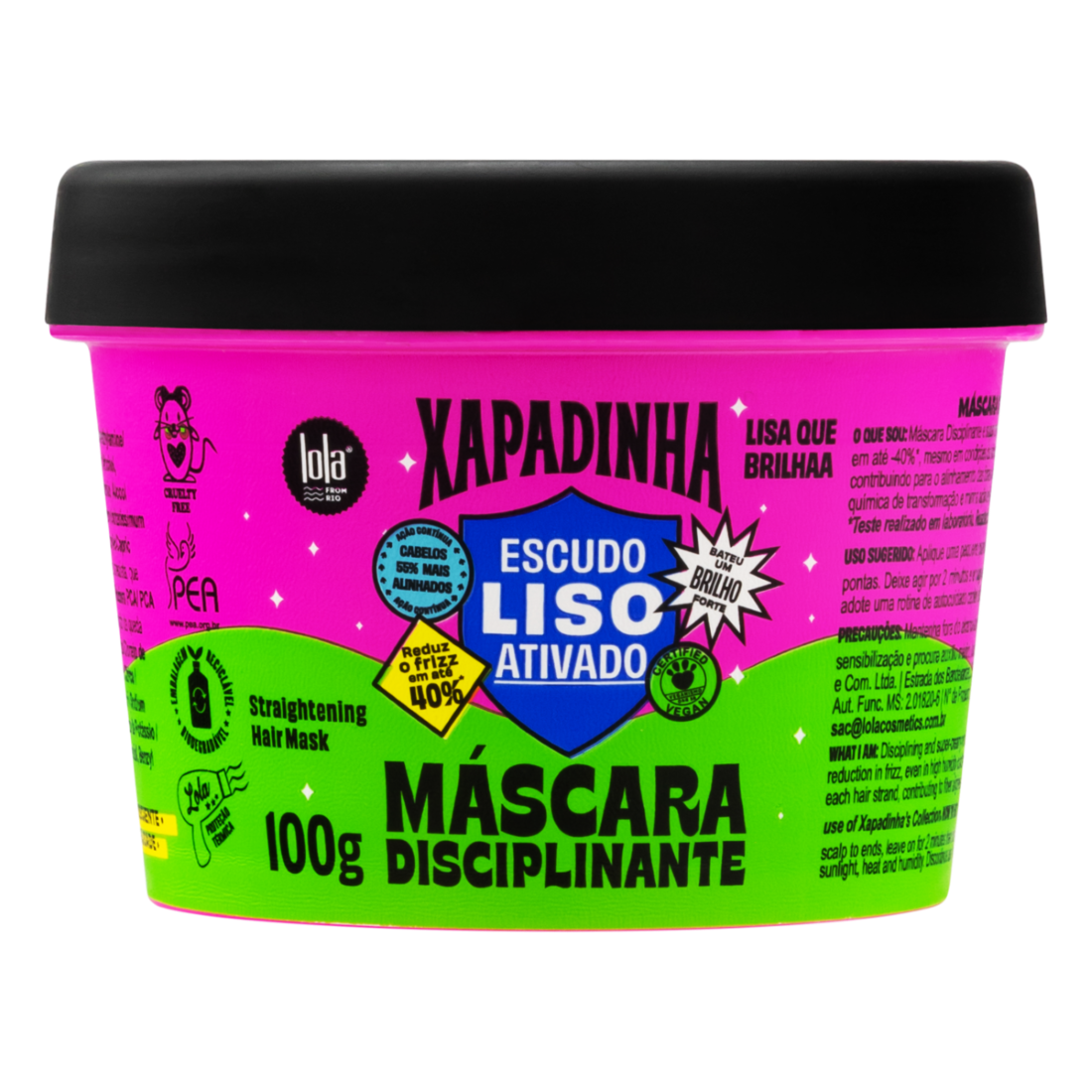 MASCARA LOLA XAPADINHA 100G DISCIPLINANTE