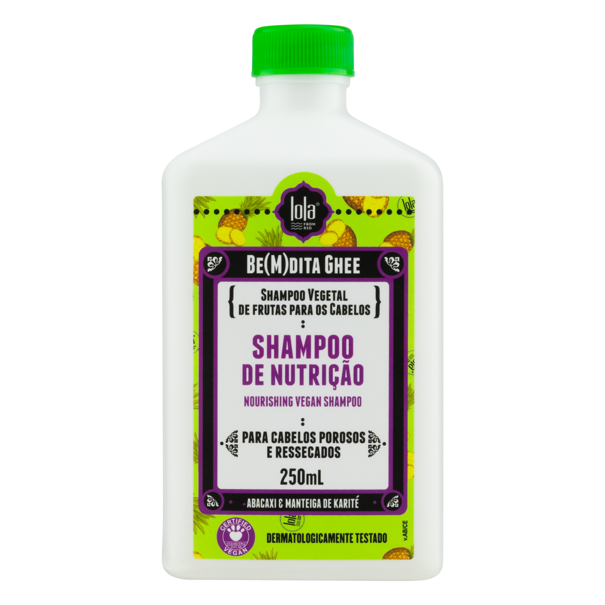SHAMPOO LOLA BEMDITA GHEE 250ML ABACAXI
