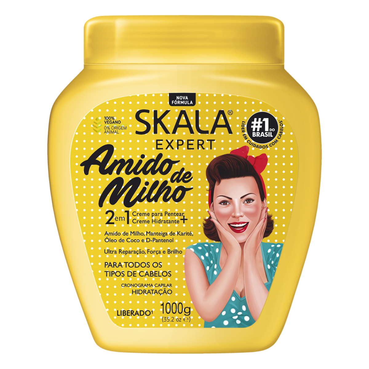 CREME DE TRATAMENTO SKALA 1KG AMIDO DE MILHO