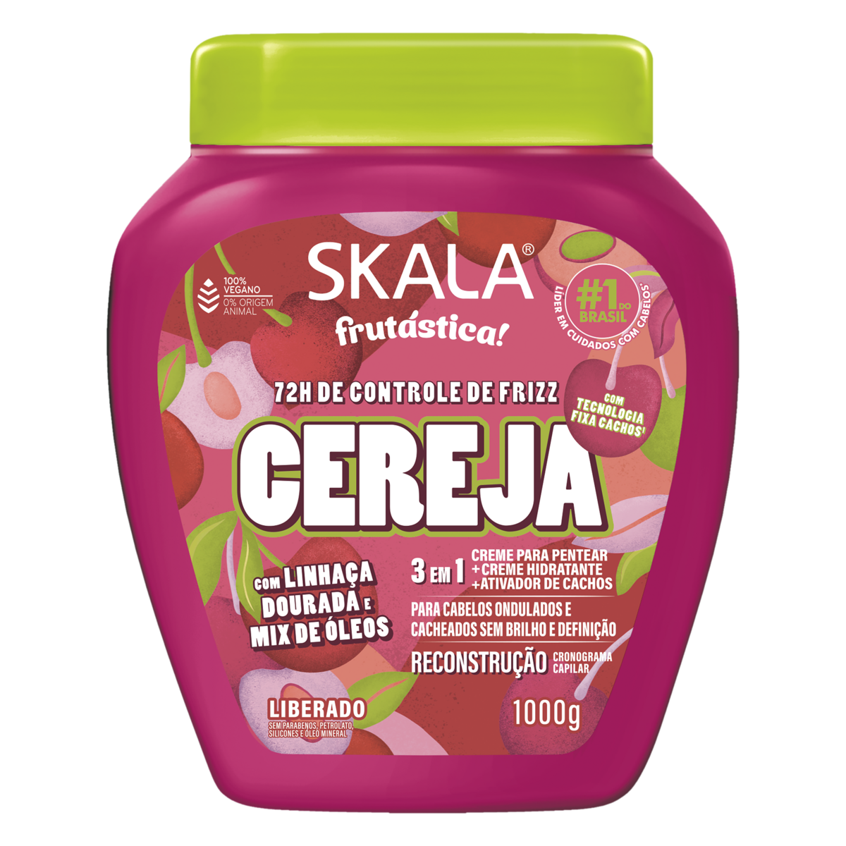 CREME DE TRATAMENTO SKALA 1KG CEREJA