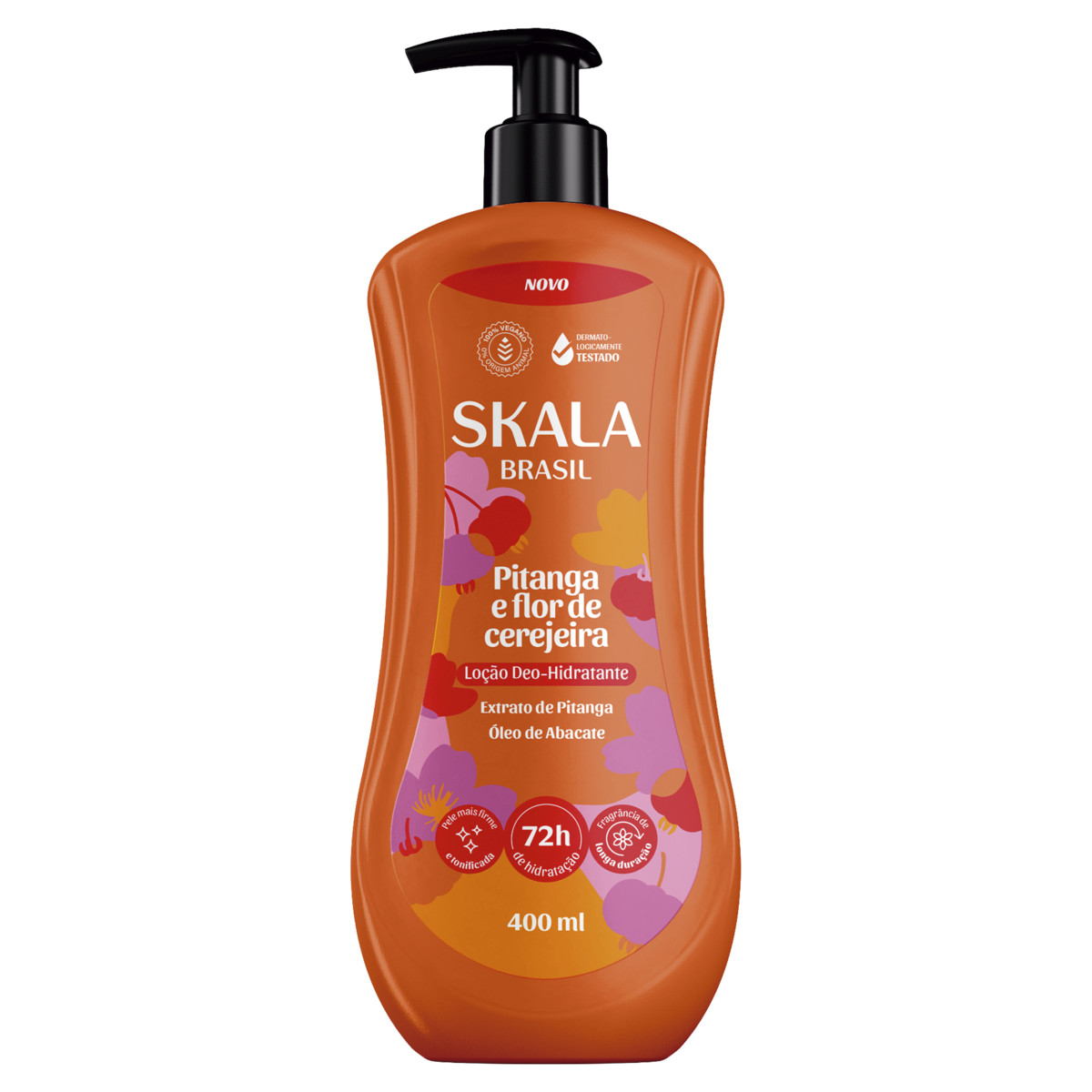 LOCAO DEO HIDRATANTE SKALA 400ML PITANGA E FLOR DE CEREJEIRA