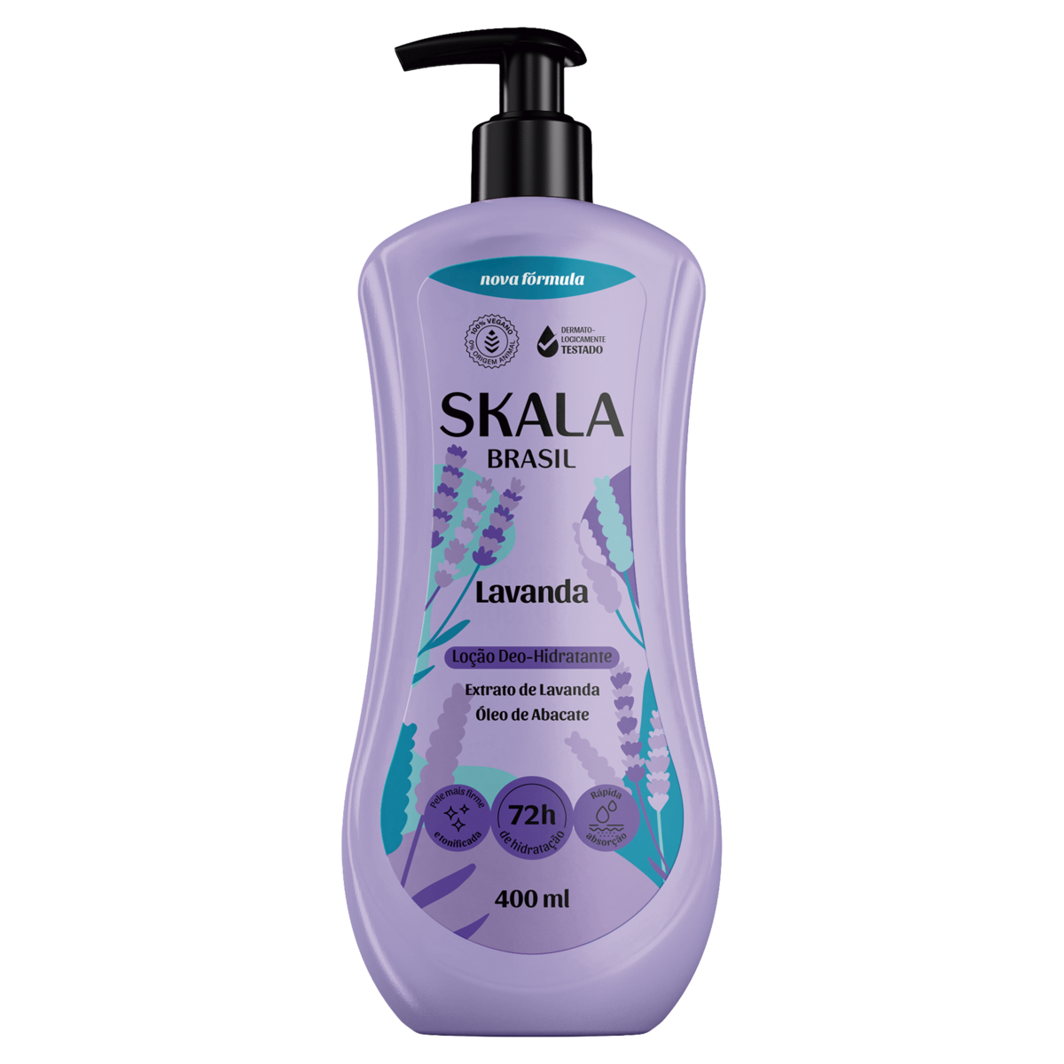 LOCAO DEO HIDRATANTE SKALA 400ML LAVANDA