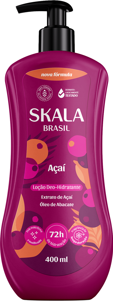 LOCAO DEO HIDRATANTE SKALA 400ML ACAI