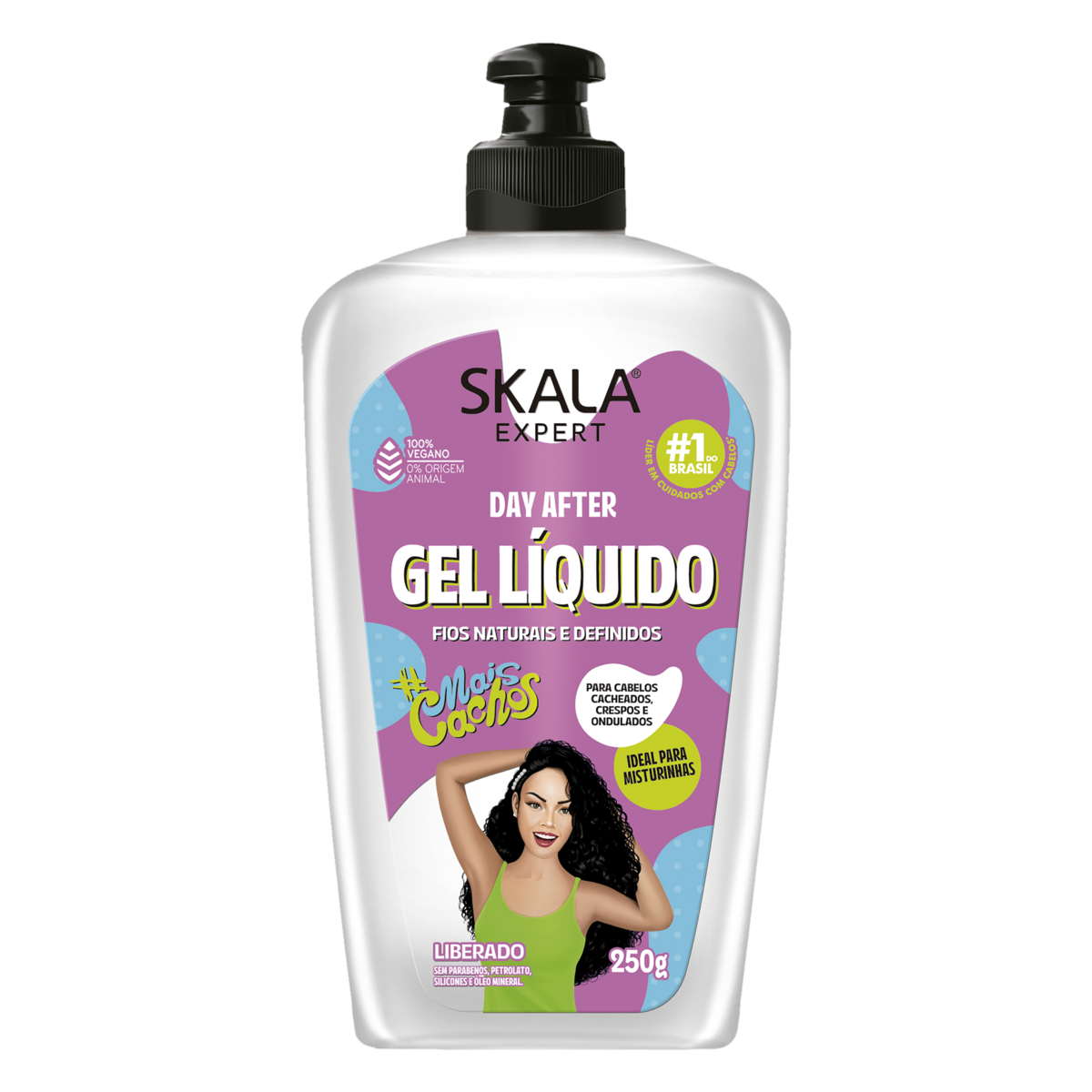 GEL LIQUIDO SKALA 250ML MAIS CACHOS