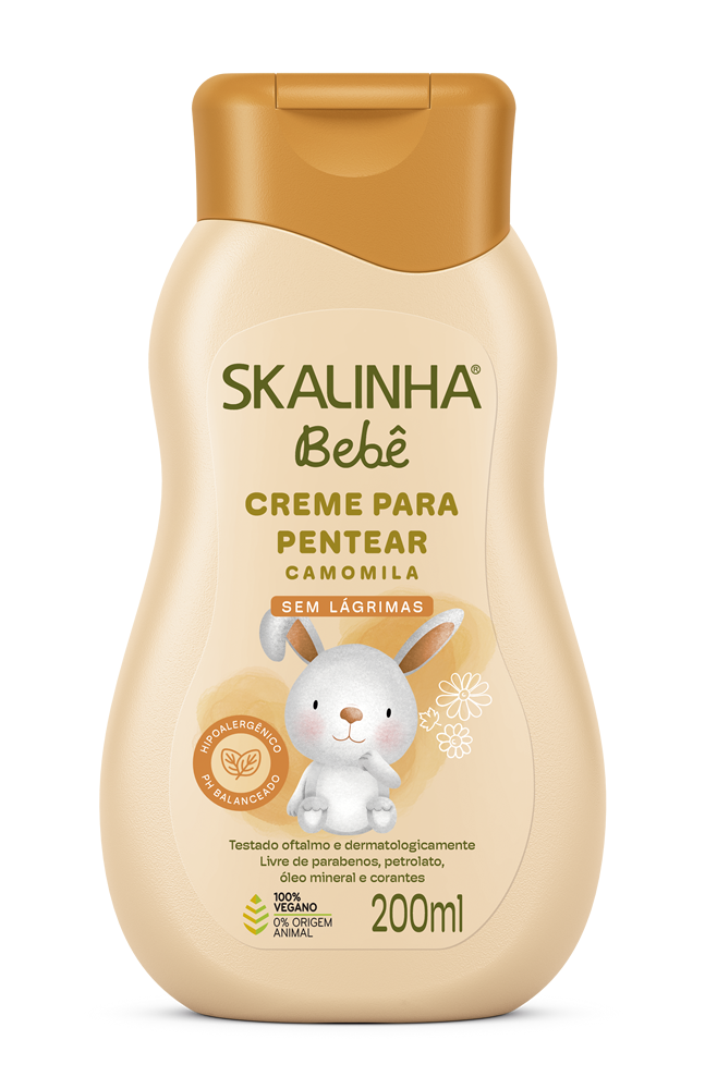CREME DE PENTEAR SKALINHA BEBE 200ML CAMOMILA