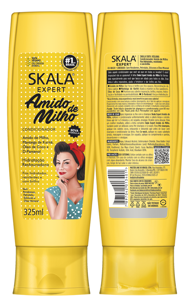 CONDICIONADOR SKALA 325ML AMIDO DE MILHO