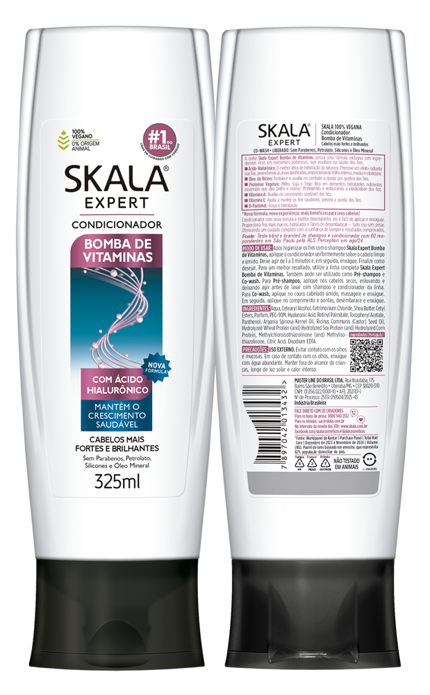 CONDICIONADOR SKALA 325ML BOMBA DE VITAMINAS