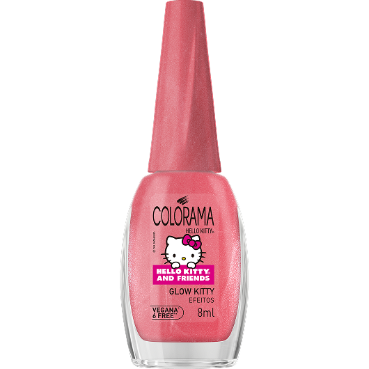 ESMALTE COLORAMA HELLO KITTY GLOW KITTY