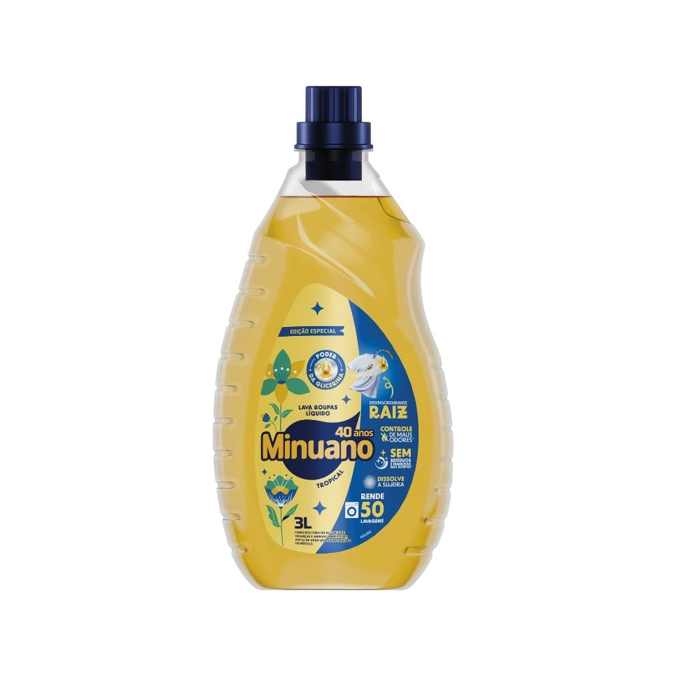 LAVA ROUPAS MINUANO 3L TROPICAL - AMARELO